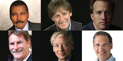 Bill Whitaker, Ira Rosen, Sam Hornblower, Robert Zimet, Scott Higham, and Lenny Bernstein