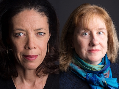 Ginger Thompson and Doris Burke